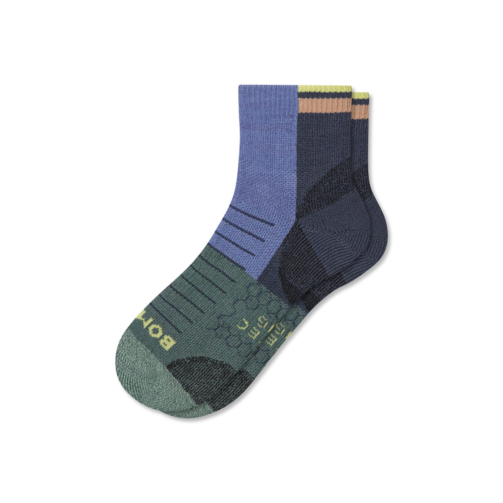 Hiking Quarter Socks - oyster blue L [10075]
