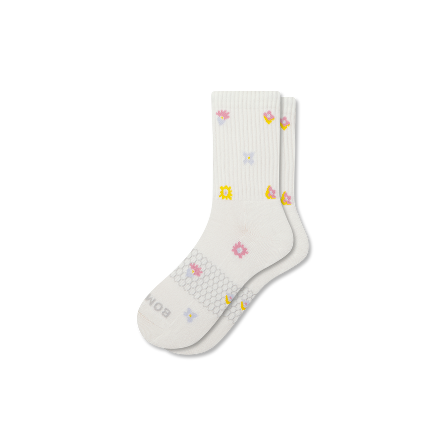 Women’s Garden Party Half Calf Socks - Studio Home Pair