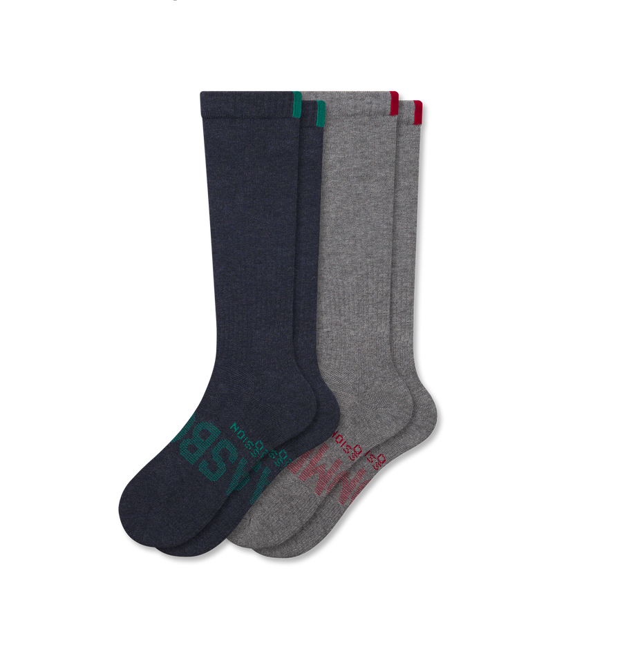 Men’s Everyday Compression Sock 2-Pack Gift Box - Trail Workout Fit