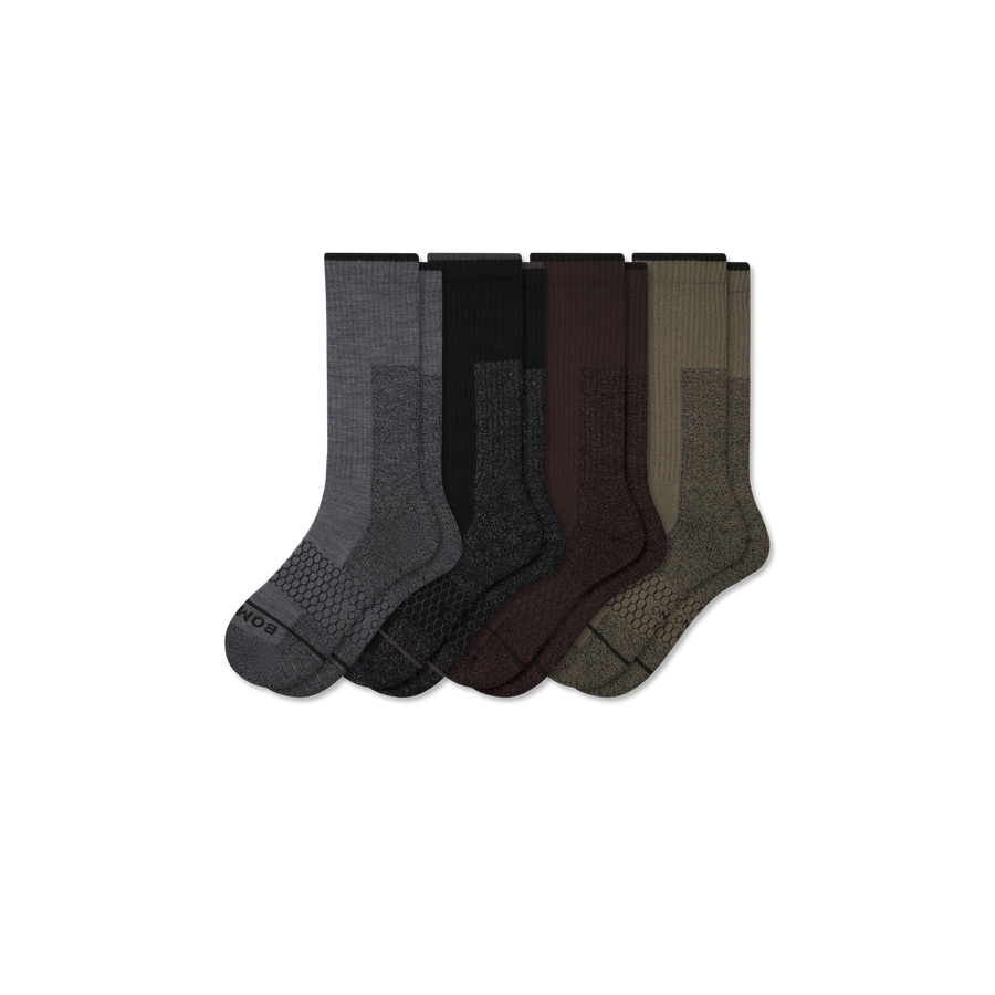 Women's Ultra Strong Merino Blend Calf Sock 4-Pack - Fresh Studio Support