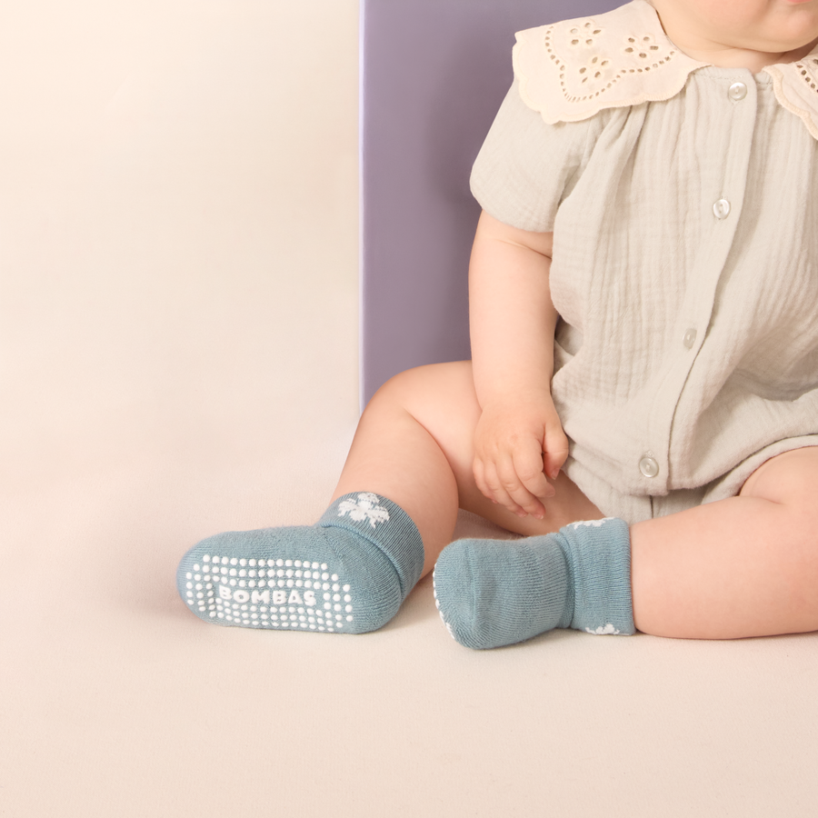 Baby Gripper Sock 4-Pack (6-12 Months) - Cozy Wear