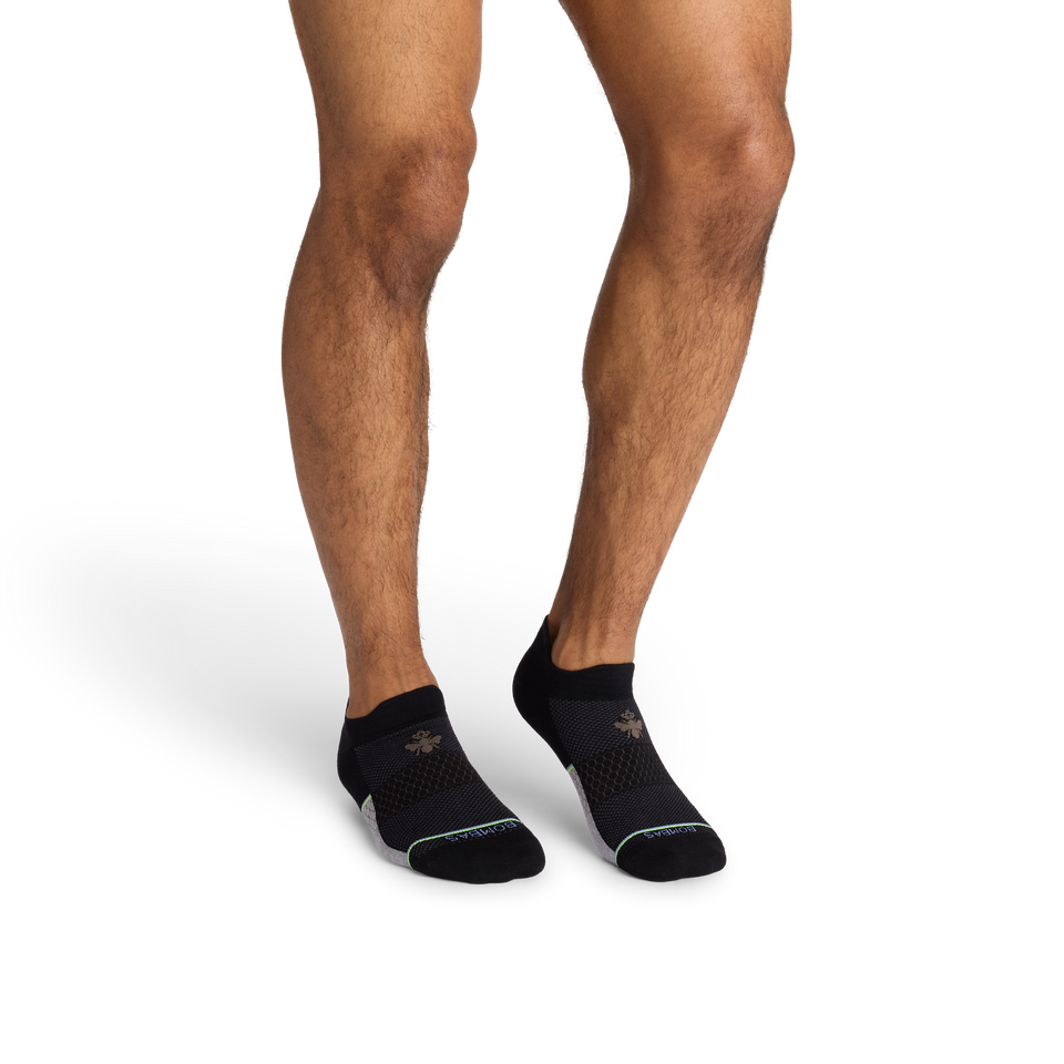 UltraLite Sport Merino Wool Blend Ankle Socks - Black MO1 [10439]