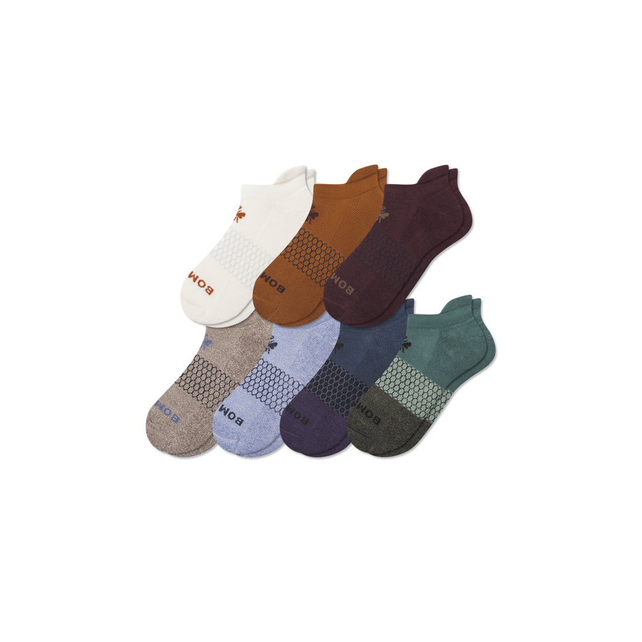 Men's Week of Bombas Ankle Sock 7-Pack - Soft School Wear