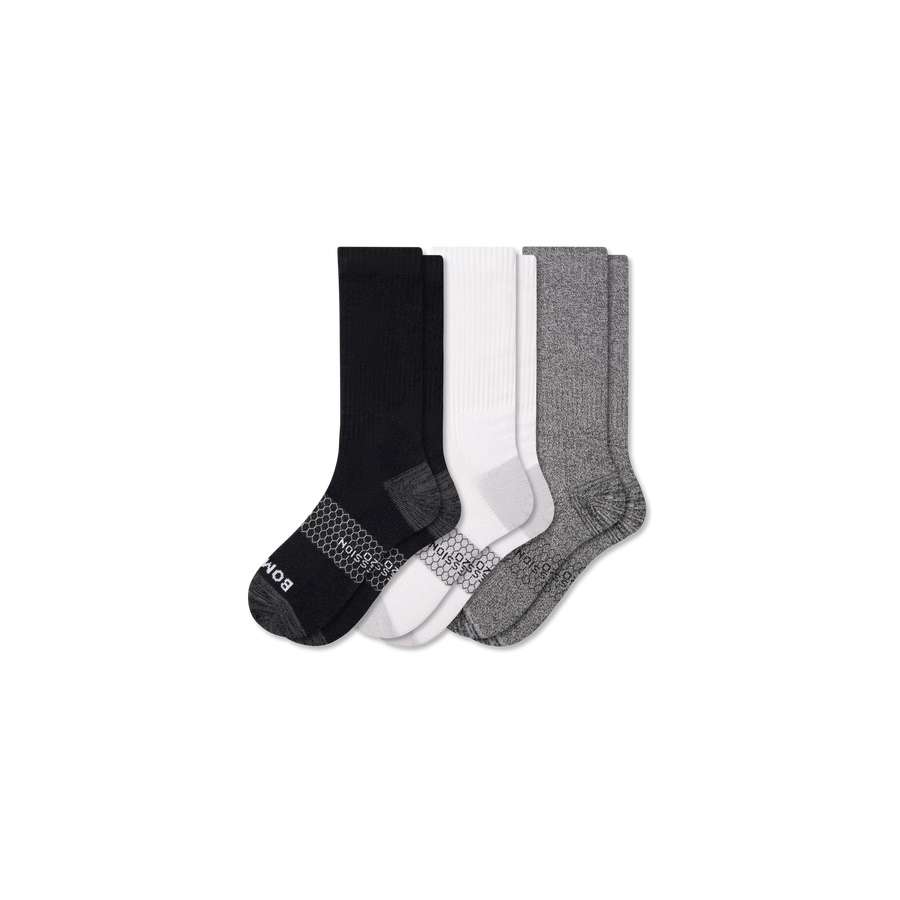 Women’s Everyday Compression Calf Sock 3-Pack (15-20mmHg) - Trail Training Move