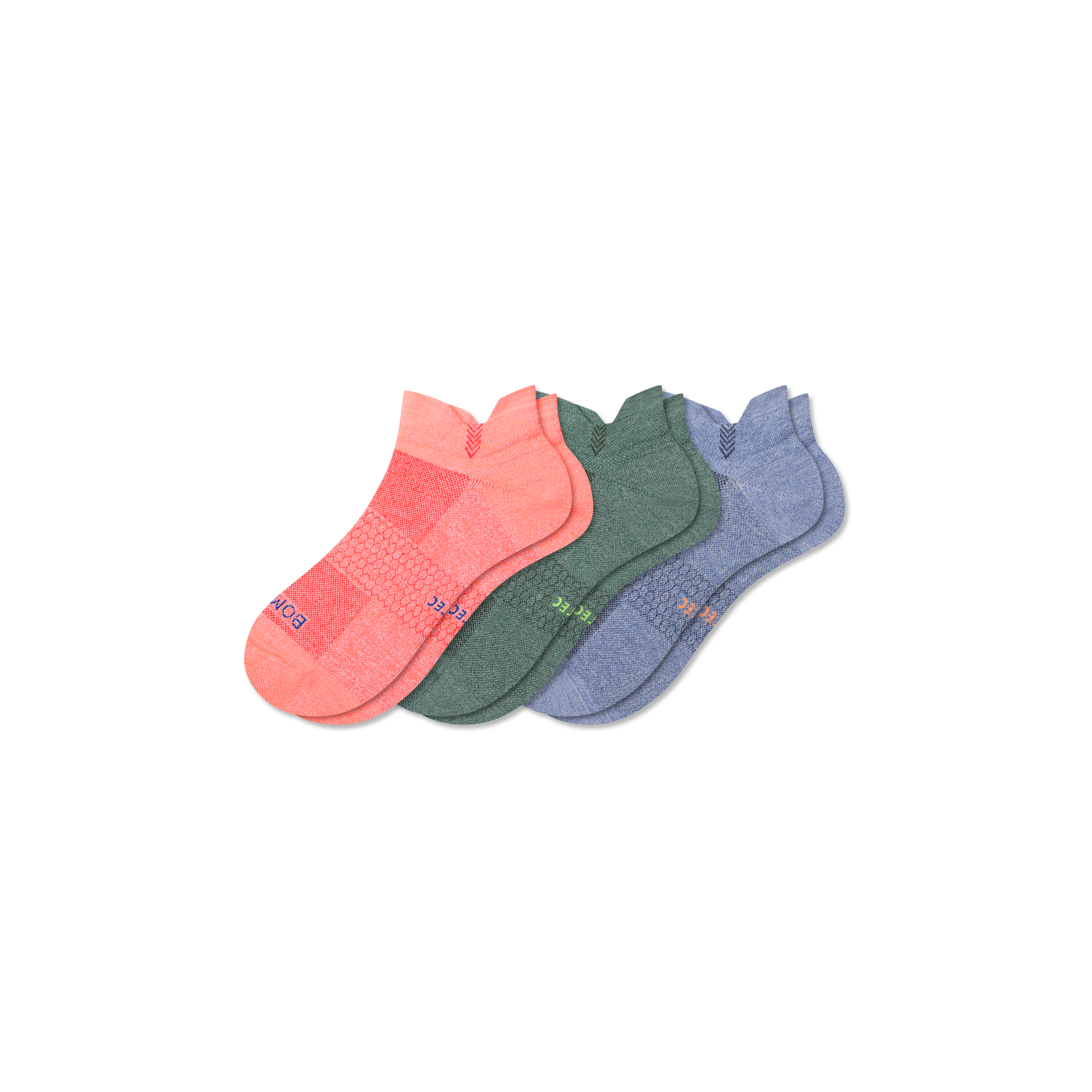 UltraLite Sport Ankle Sock 3-Pack - peach sage mix L [10573]