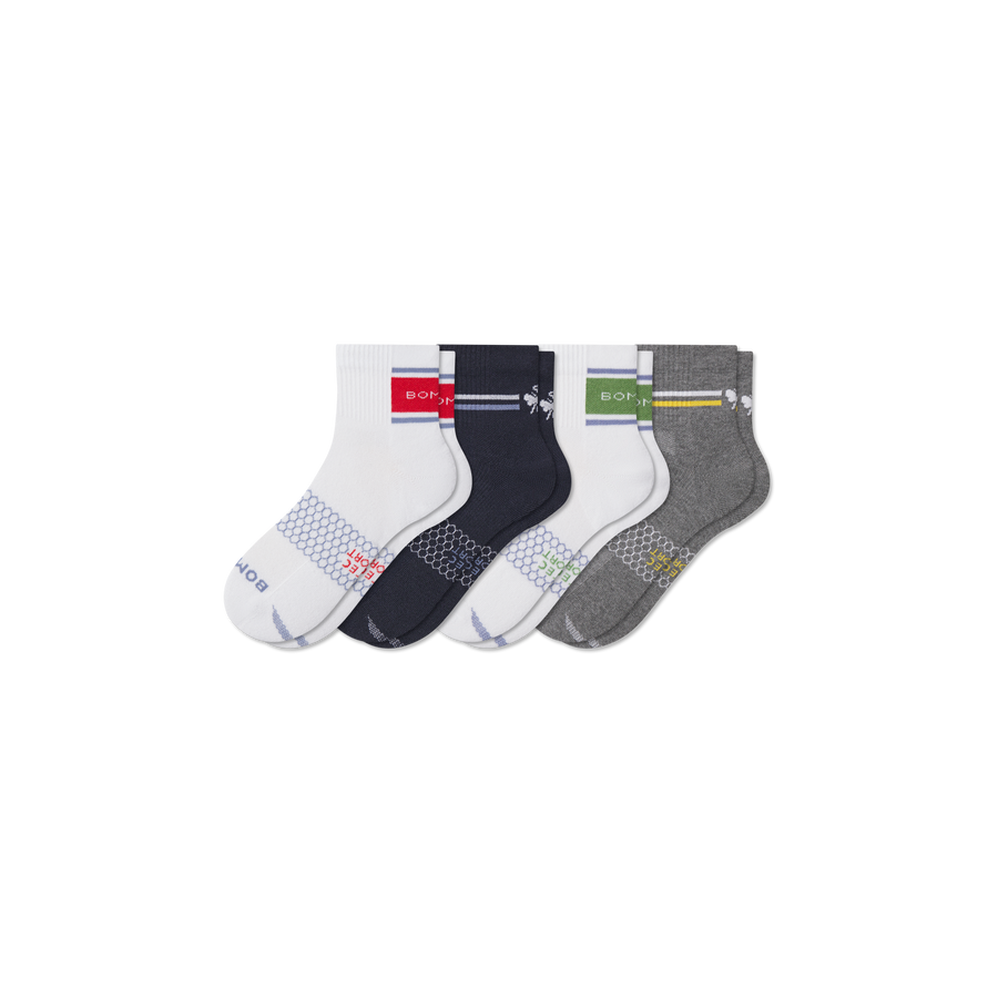 Men's All Sport Quarter Sock 4-Pack - Daily Trail Wear