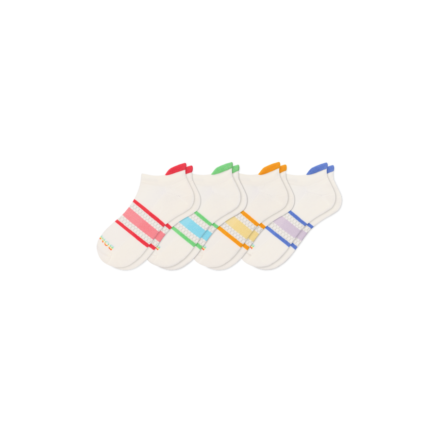 Pride Ankle Sock 4-Pack - Breathable Office Comfort
