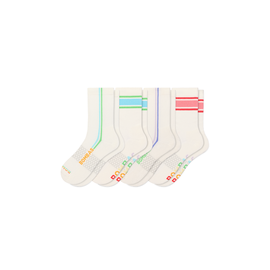Pride Half Calf Sock 4-Pack - Steady Travel Support