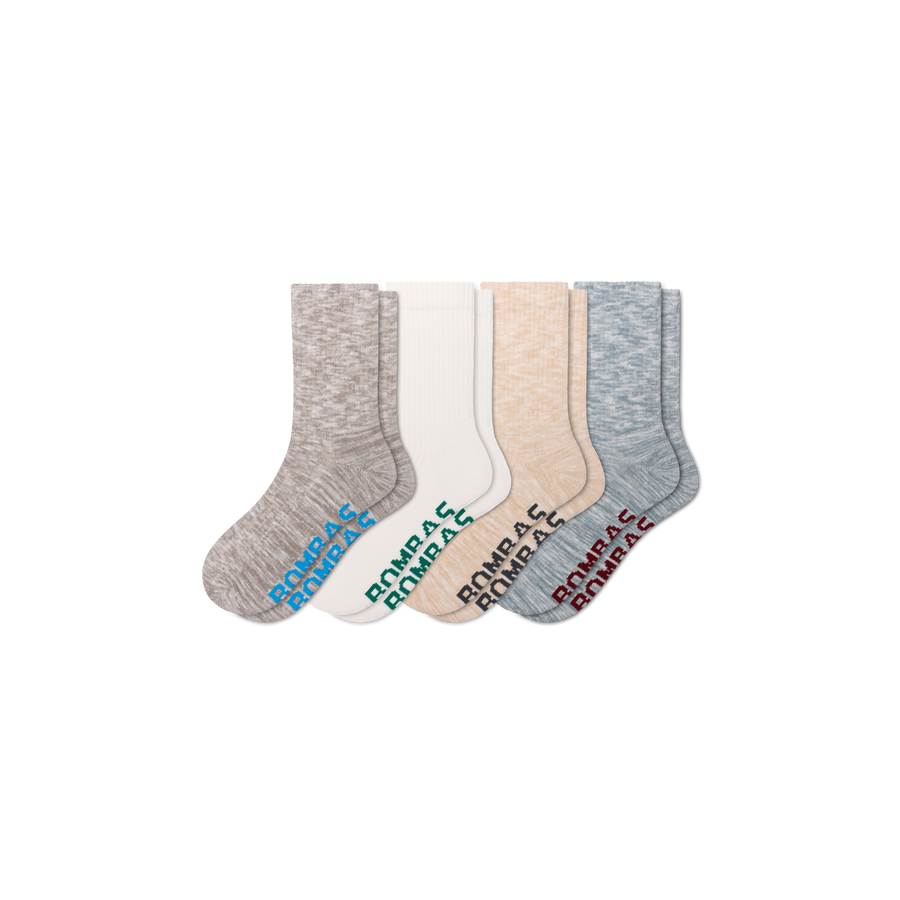 Men's Summer Ragg Half Calf Sock 4-Pack - Daily Hike Pair
