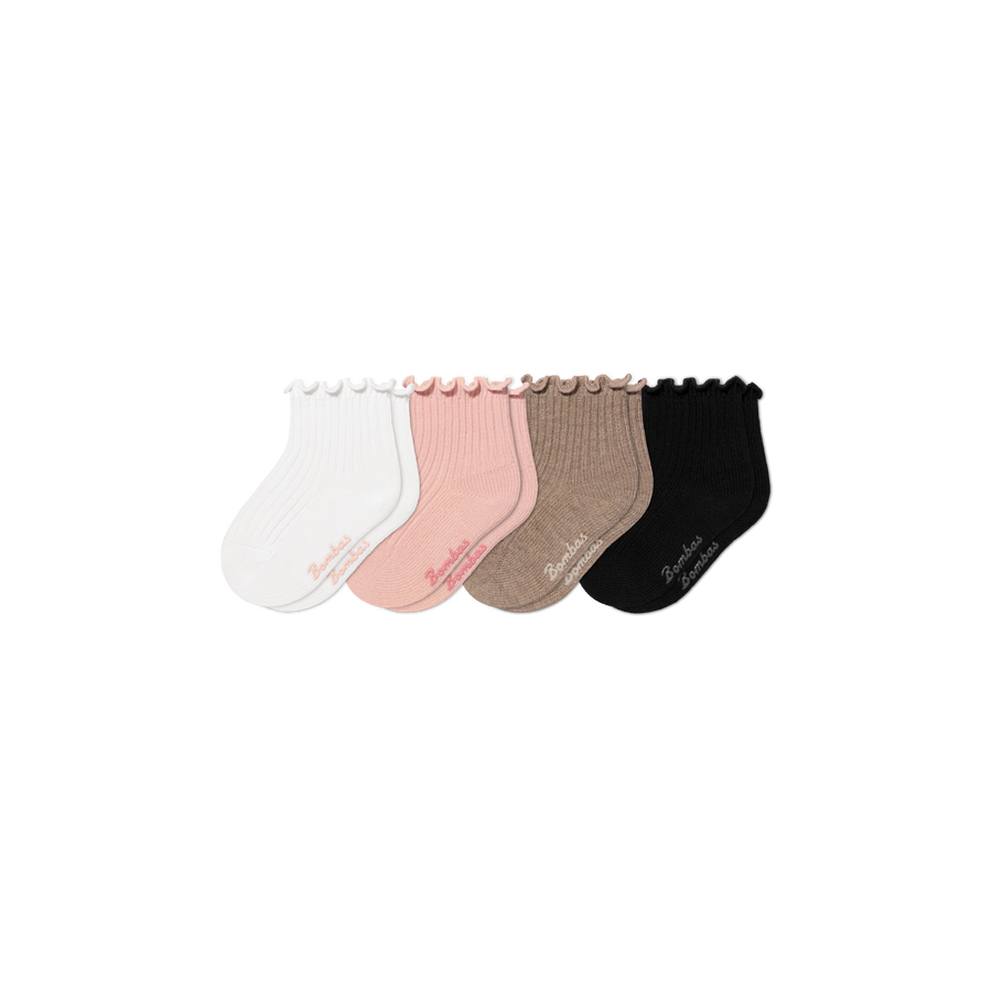 Baby Ruffle Rib Calf Sock 4-Pack (6-12 Months) - Studio Court Step