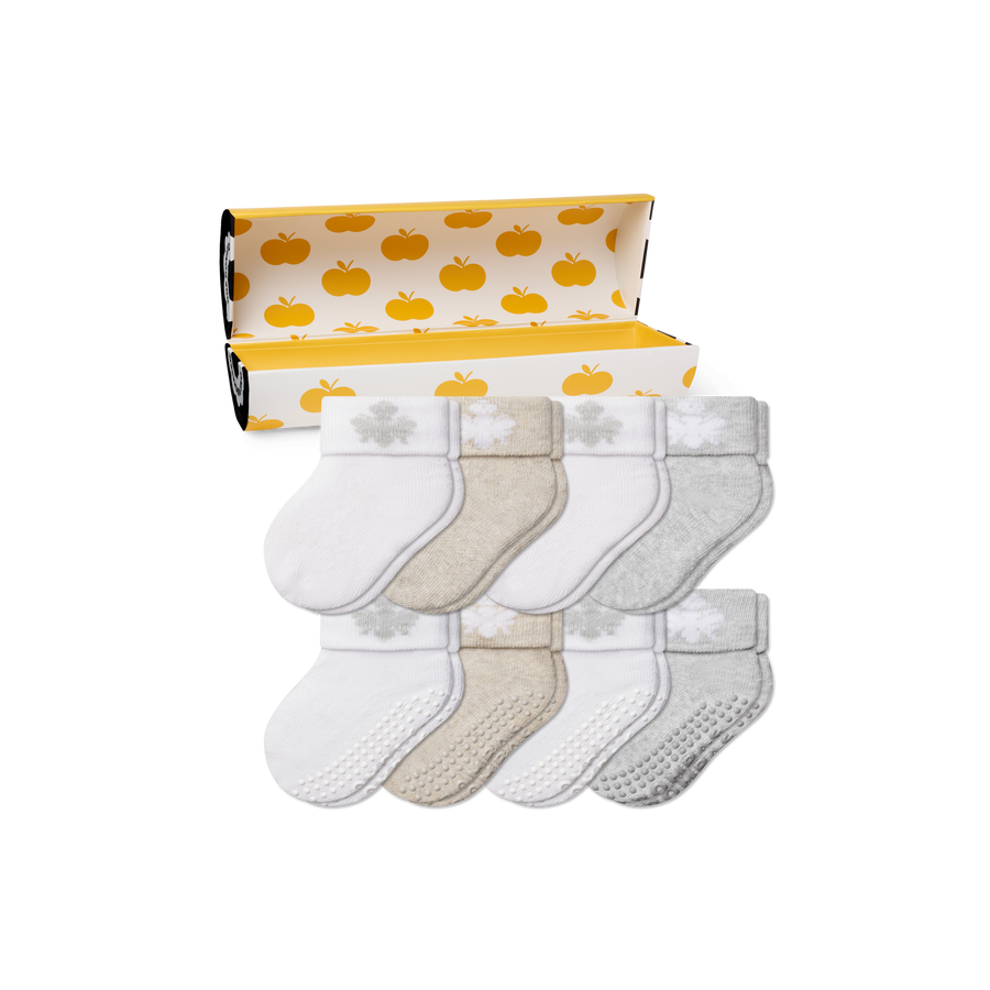 Baby's First Year Sock 8-Pack Gift Box - Carry Hike Stash