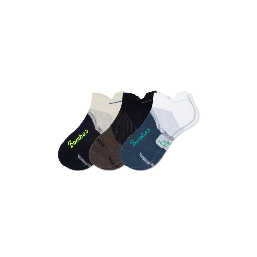 Men's Run Ankle Sock 3-Pack - Everyday Office Comfort