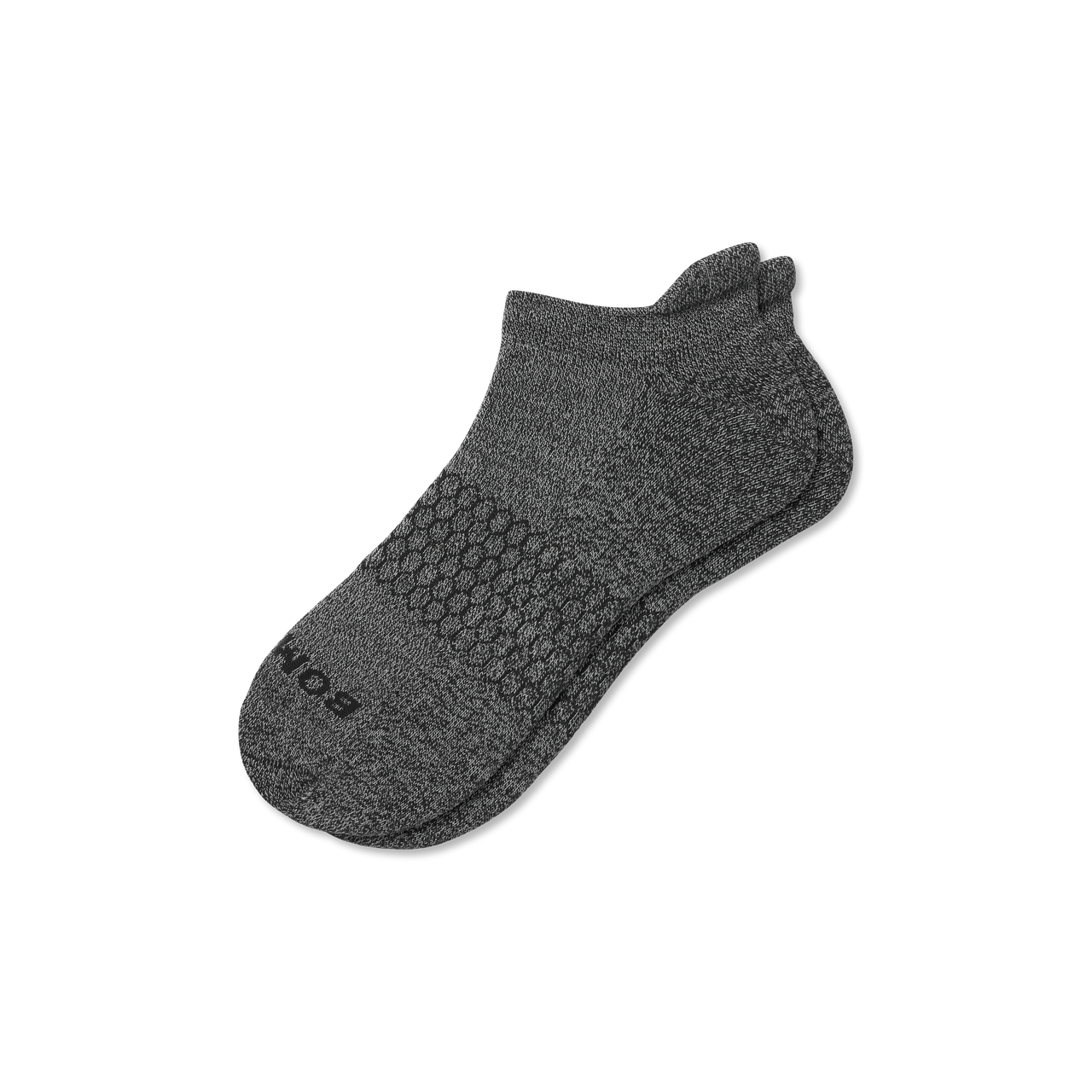 Marl Ankle Socks - Black / Dark Grey L [3360]
