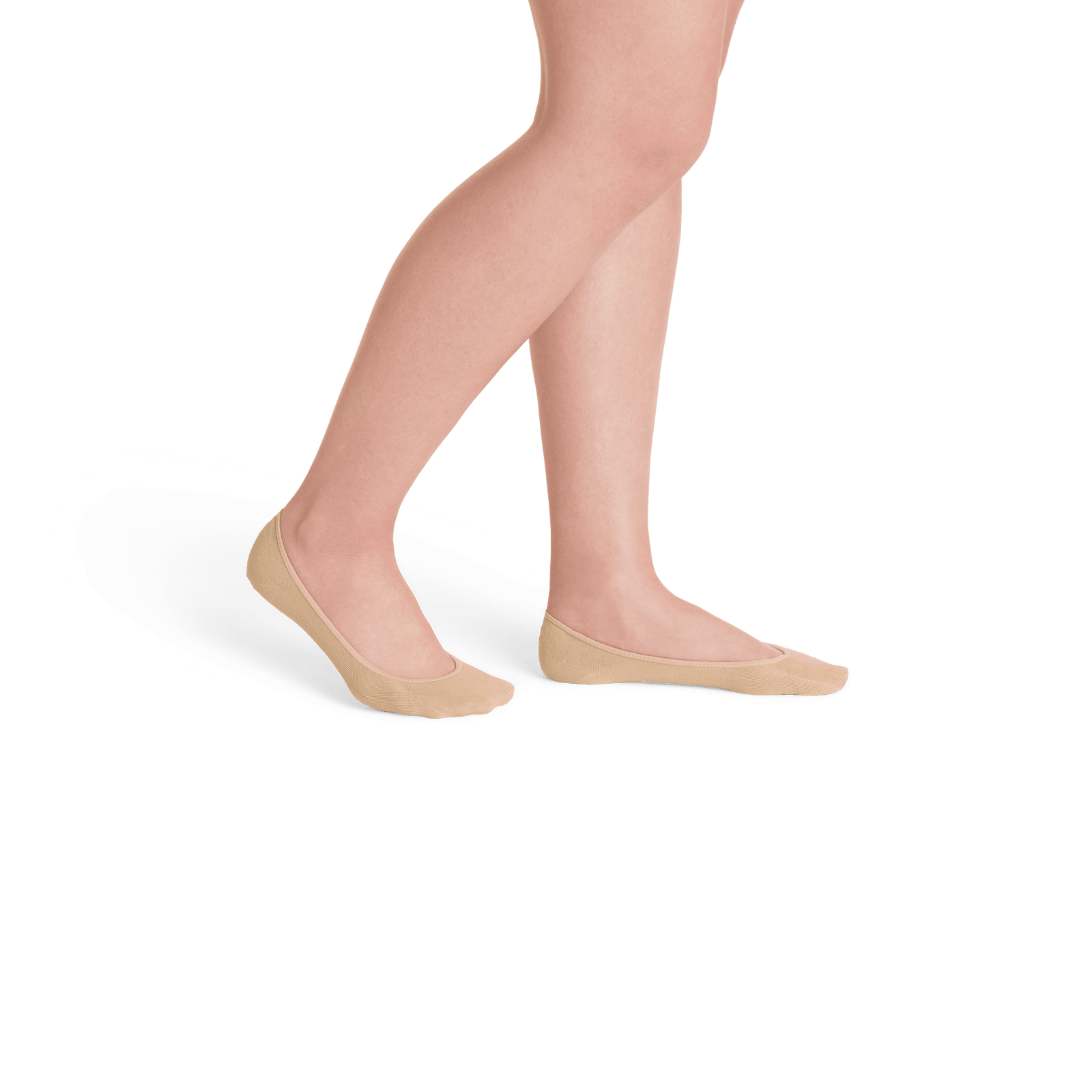 Low-Cut No Show Socks Beige WO2