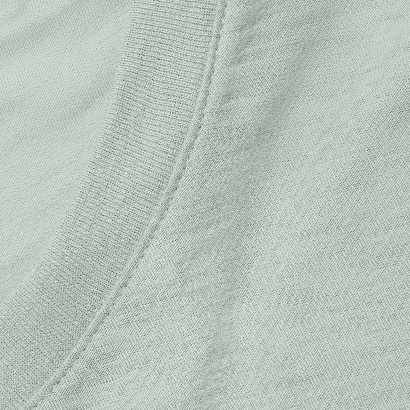 Women's Air Slub Crew Neck T-Shirt - Putty Green Detail [5583]