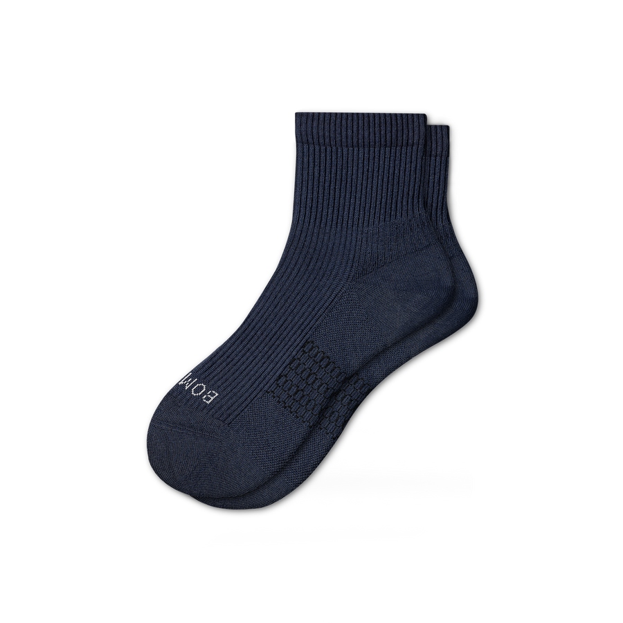 Men's Modern Rib Quarter Socks - Travel Step