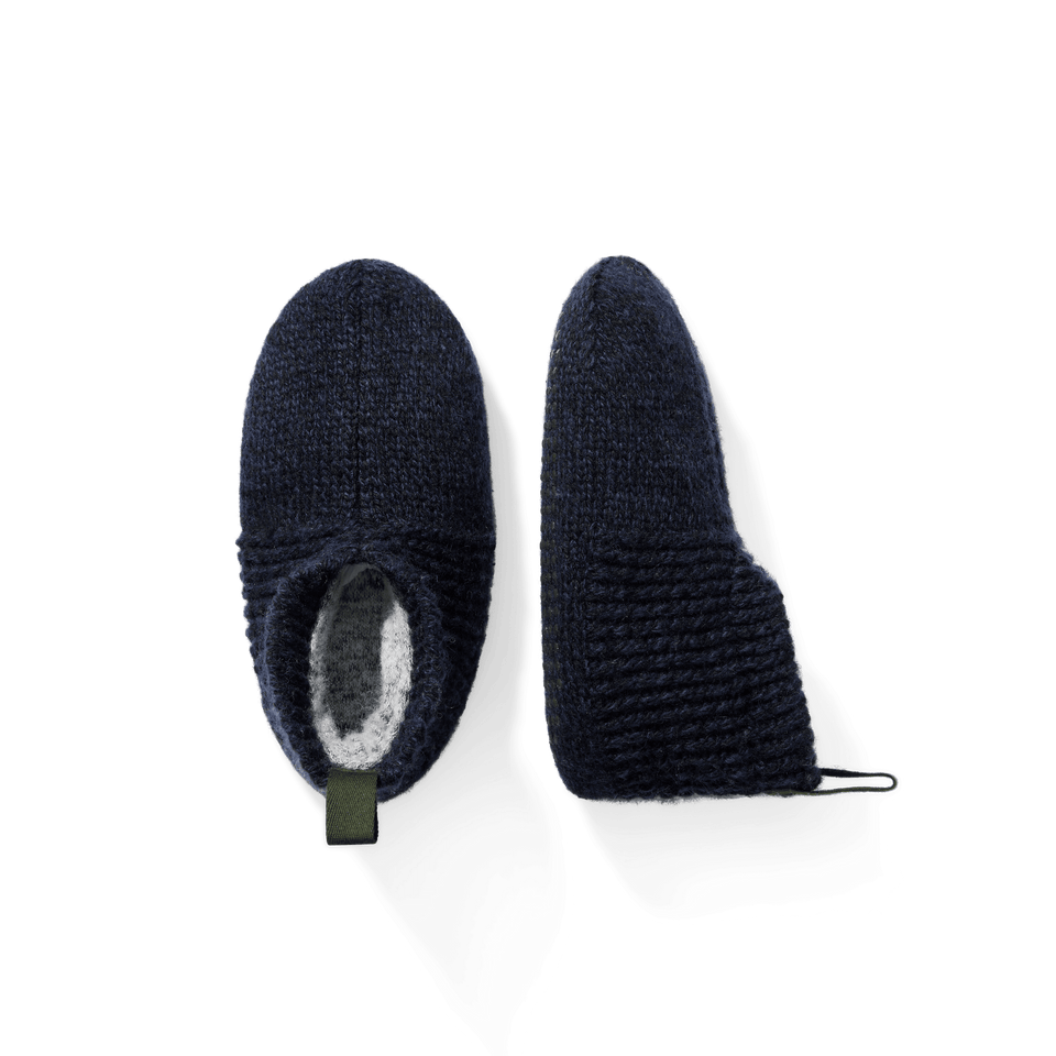Toddler Gripper Slipper - Navy L [6721]