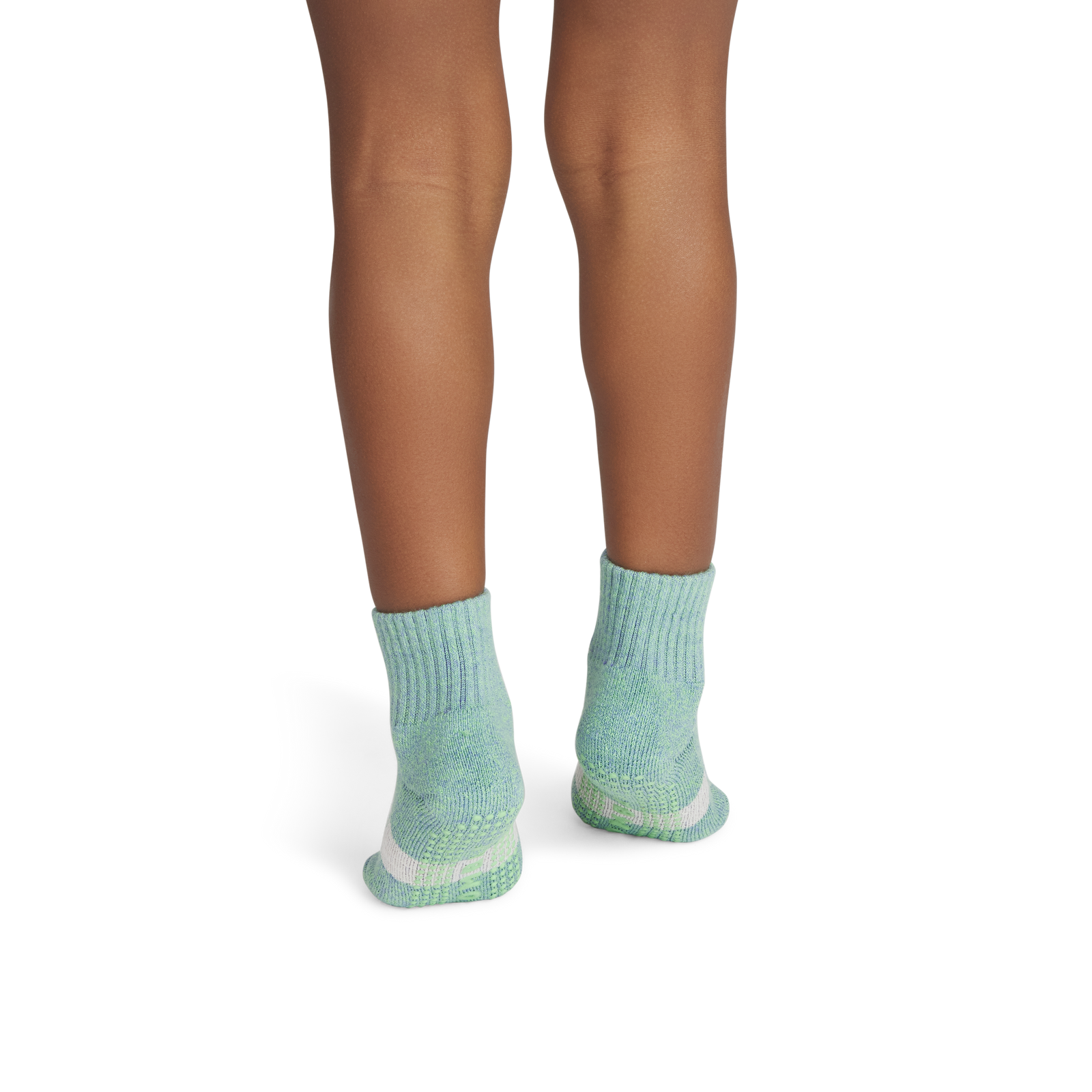 Marl Gripper Calf Socks - Hydro Green / Peri Sky TO1 [7034]