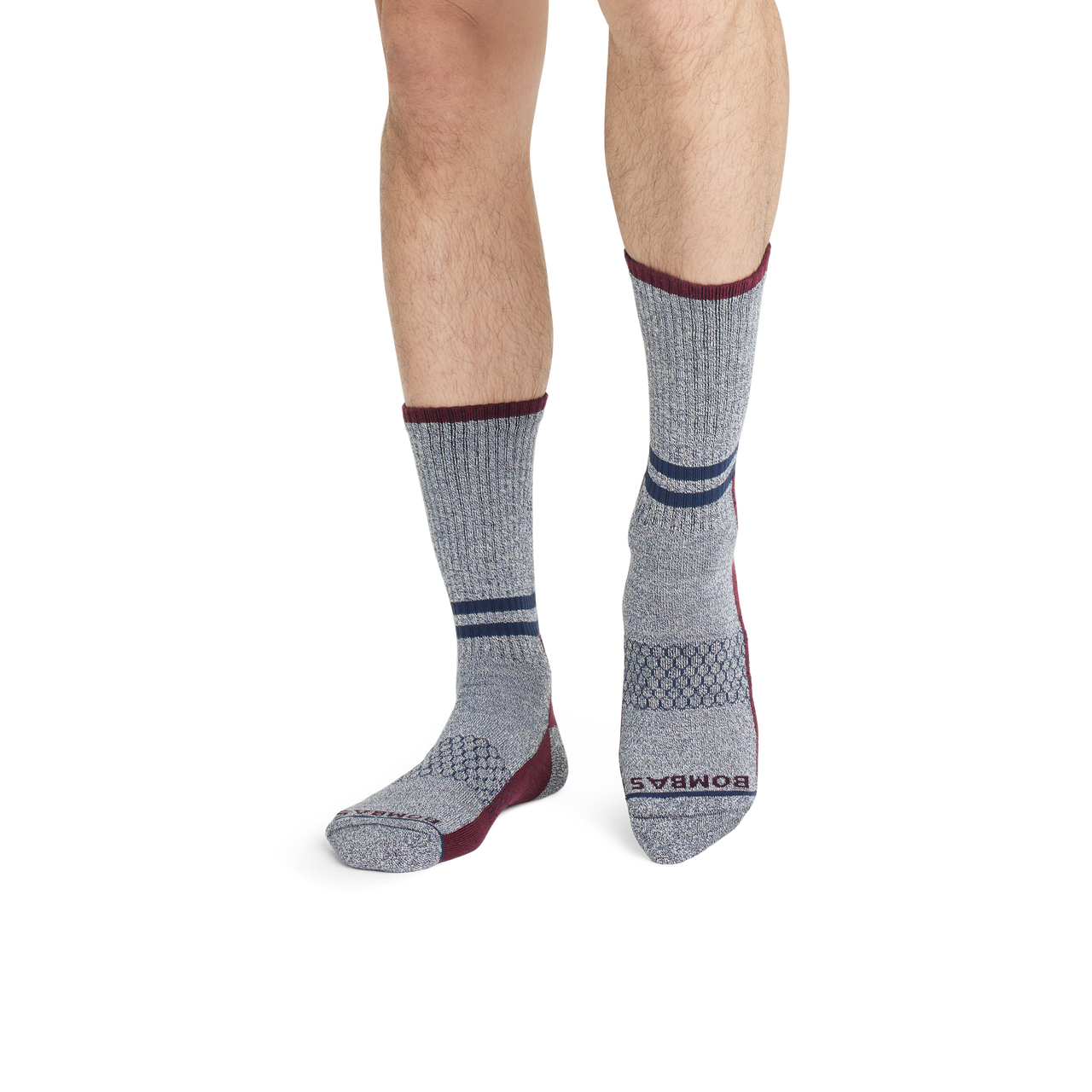 Stripes Calf Socks Husk MO1