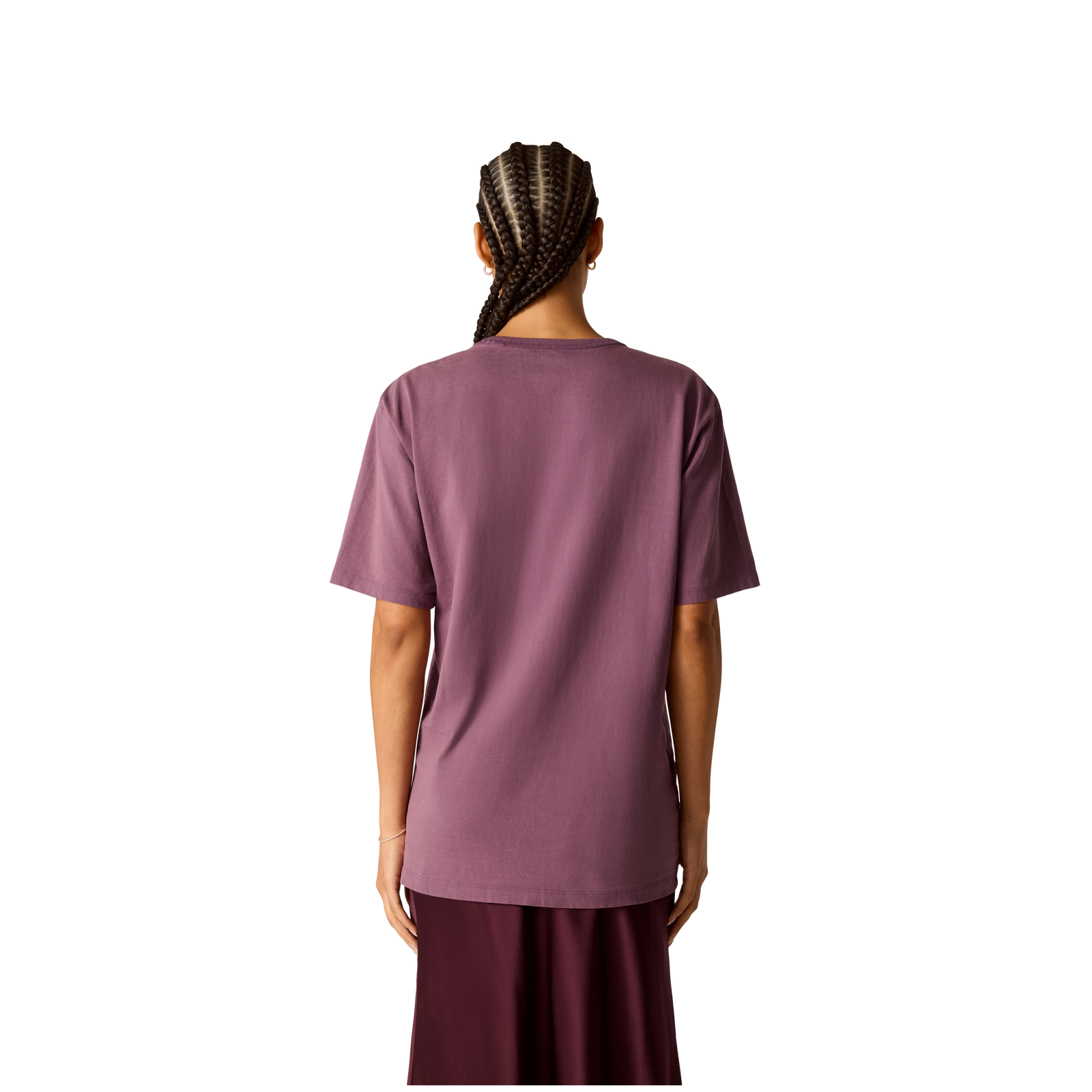 Premium Weight Pocket Crew Neck T-Shirt - Purple Ochre WO3 [7248]