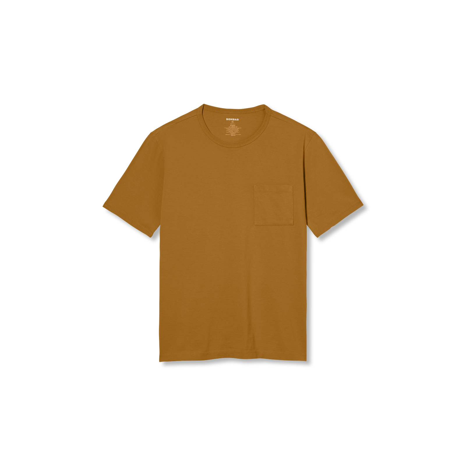 Premium Weight Pocket Crew Neck T-Shirt - Canteen L [7248]