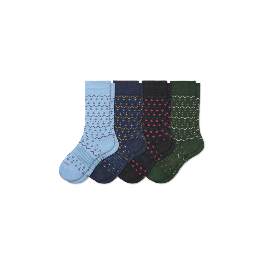 Youth Dress Calf Sock 4-Pack - Cozy Recovery Move