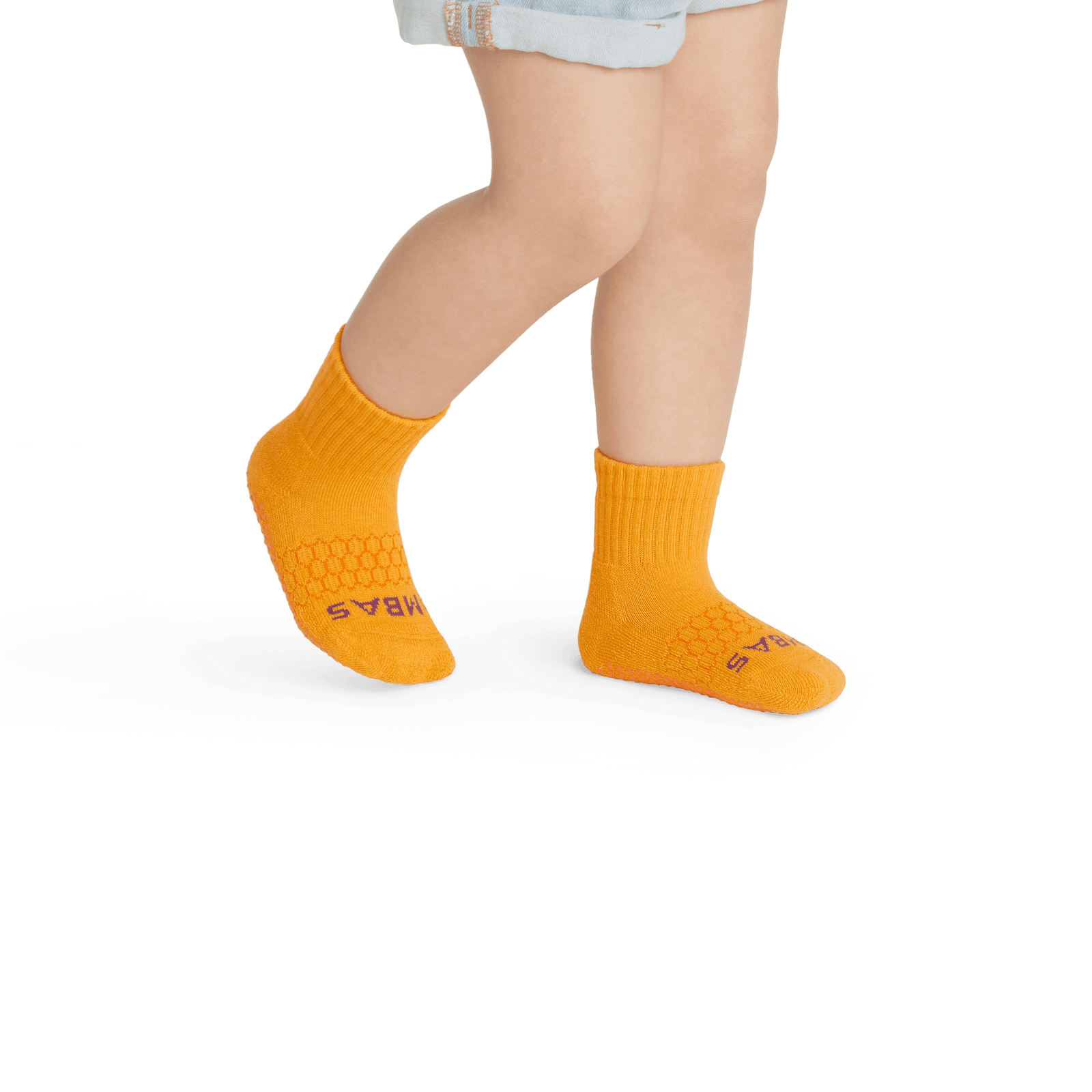 Toddler Gripper Calf Socks mangoburst-2-transparent