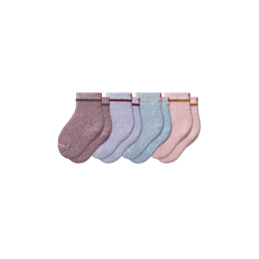Toddler Terry Calf Sock 4-Pack - Classic Home Wear