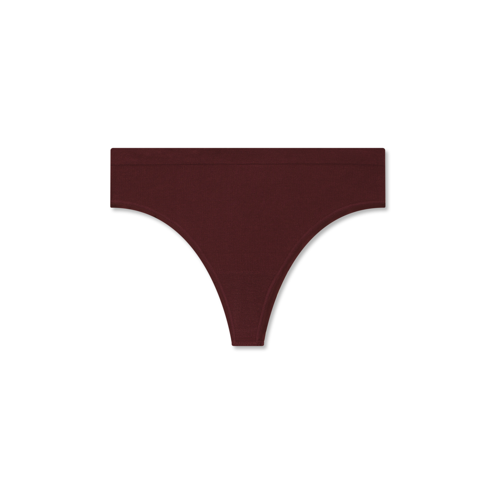 Women's Seamless Thong - Chocolate Brown L [7714]