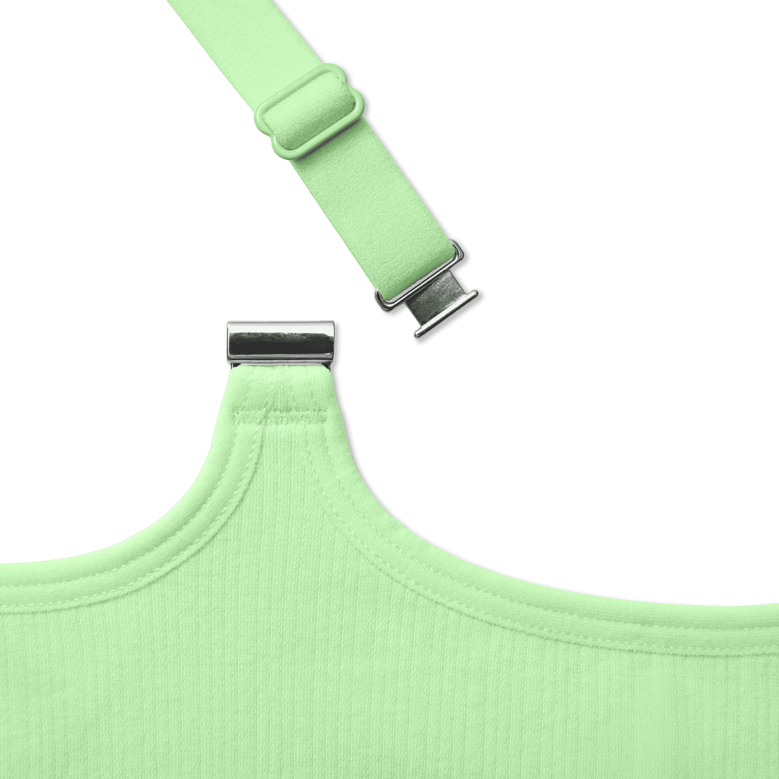 Seamless Bralette Spearmint Detail