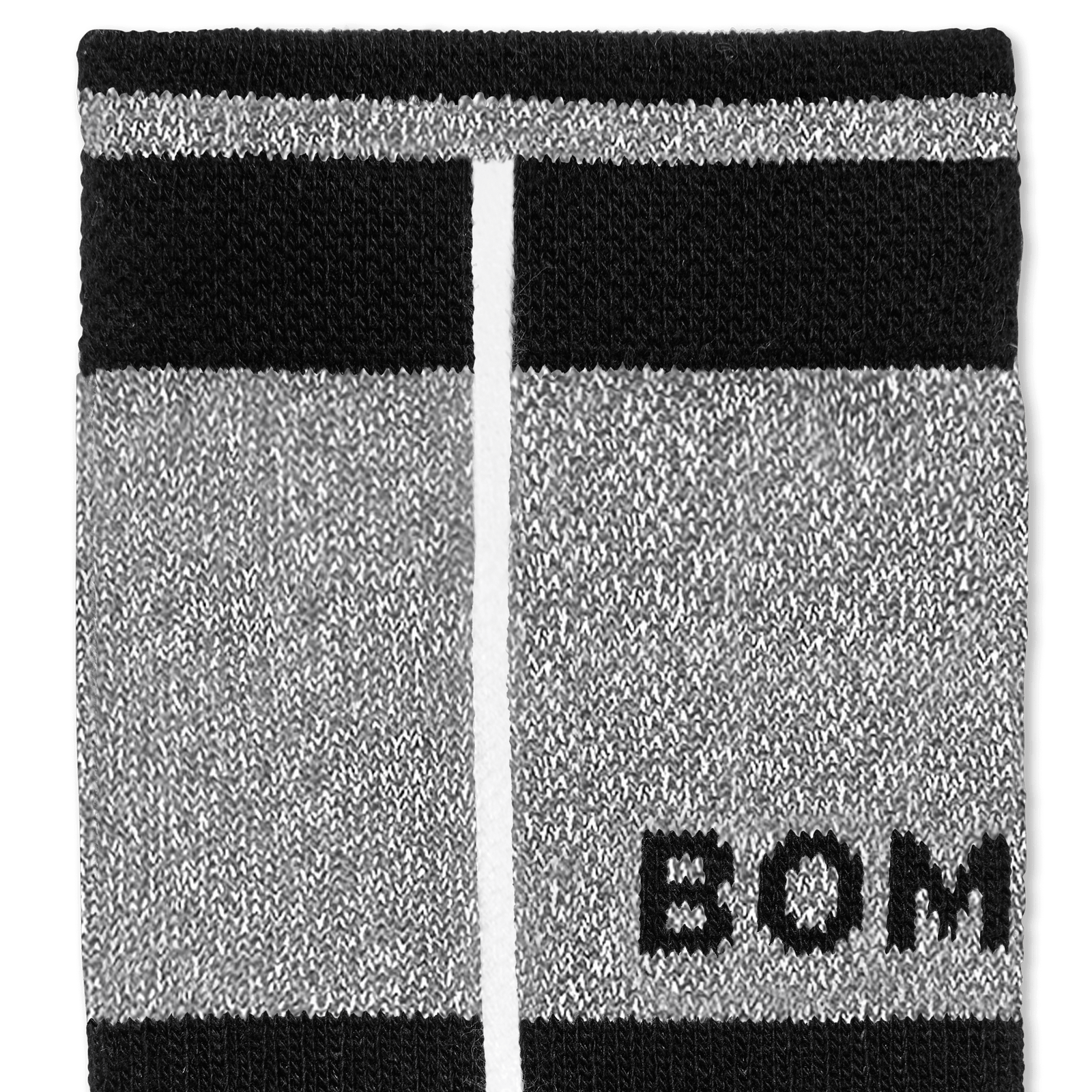 Reflective Performance Calf Socks - Reflective Black - Detail [7757]