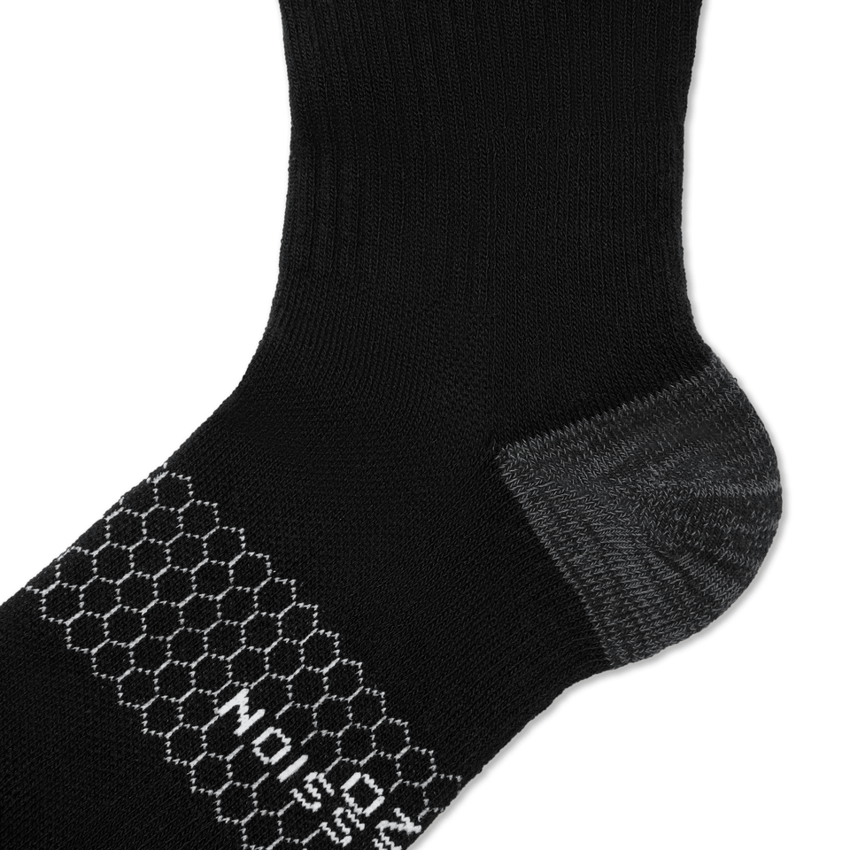 Everyday Compression Knee High Socks (15-20mmHg) - Black - Detail [7759]