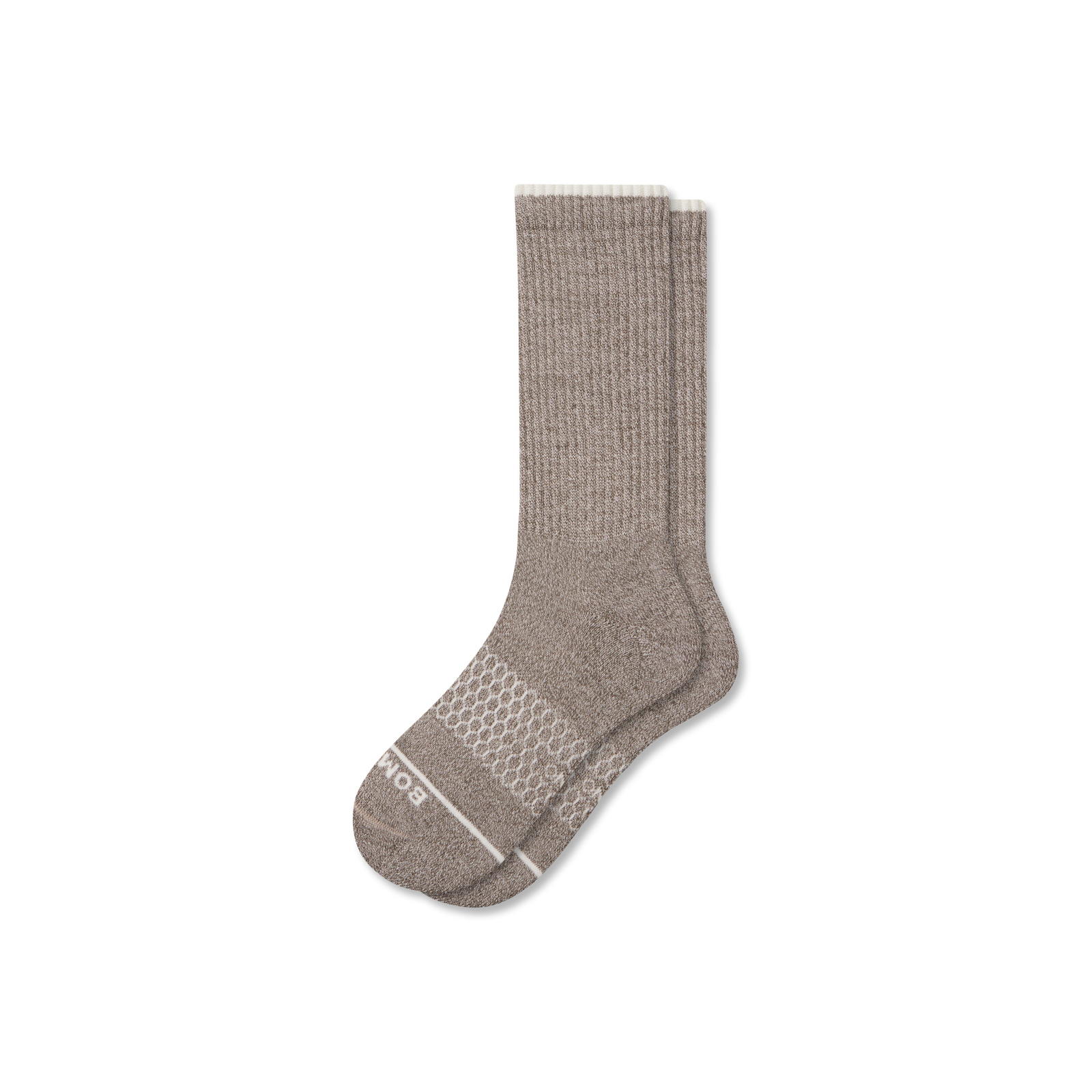 Merino Wool Blend Calf Socks - Birch L [7800]