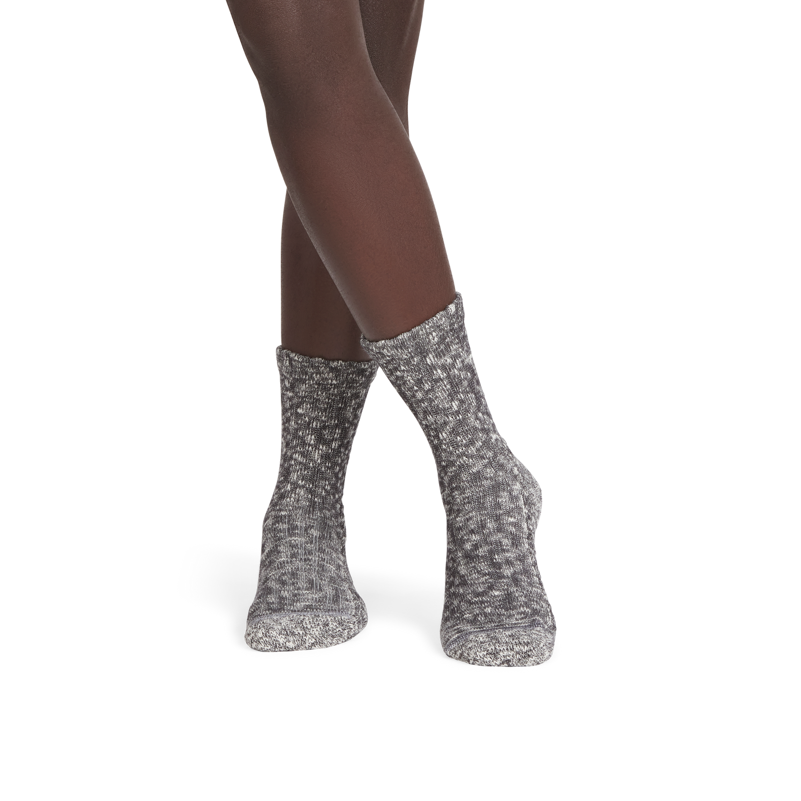 Chunky Ragg Half Calf Socks - dusty steel MO1 [7811]