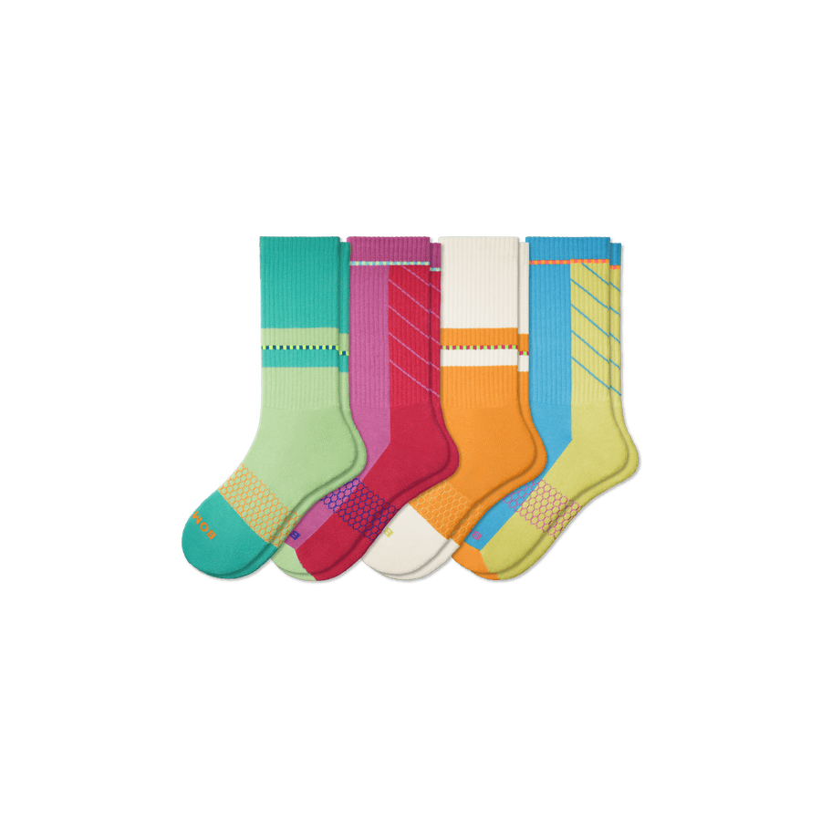 Black Hive Collection Calf Sock 4-Pack - Modern Shift Support