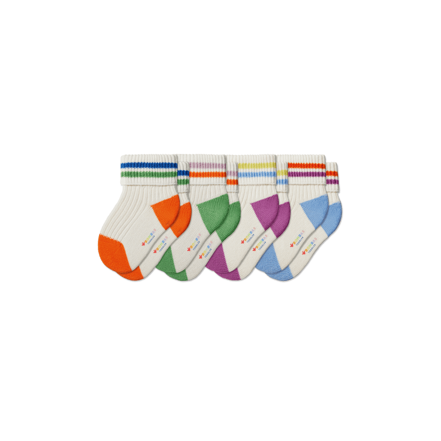 Toddler Pride Calf Sock 4-Pack - Easy Weekend Move