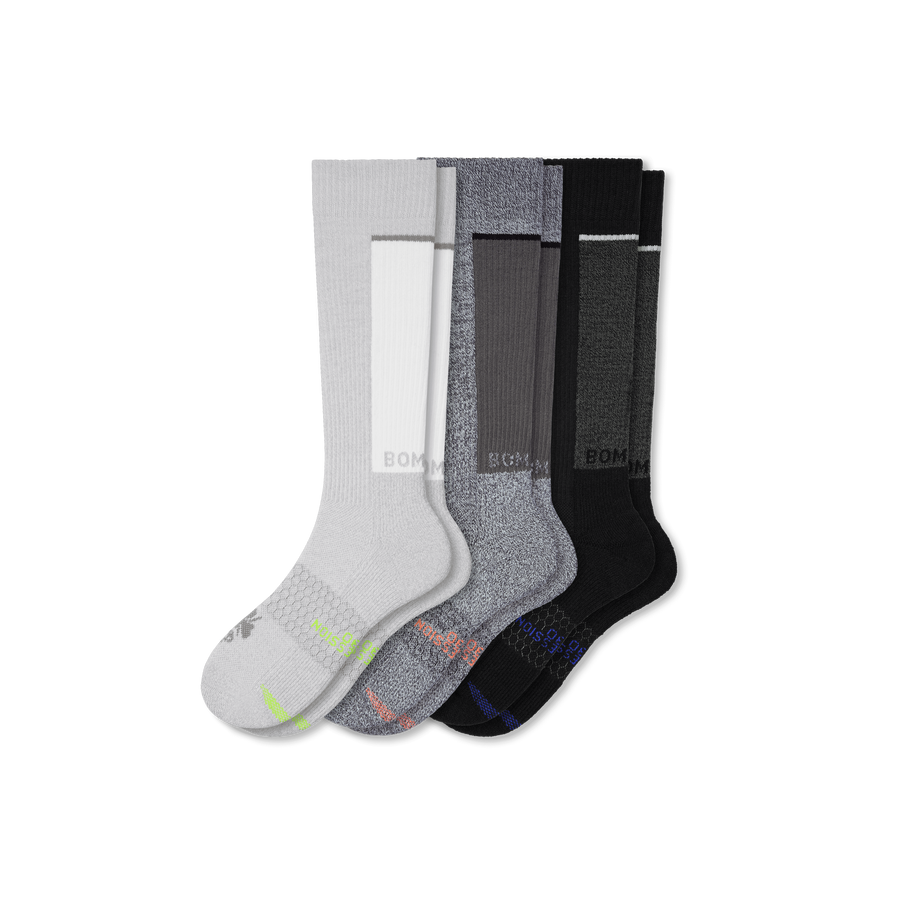 Women's Performance Compression Knee High Sock 3-Pack (20-30mmHg) - Endurance Support