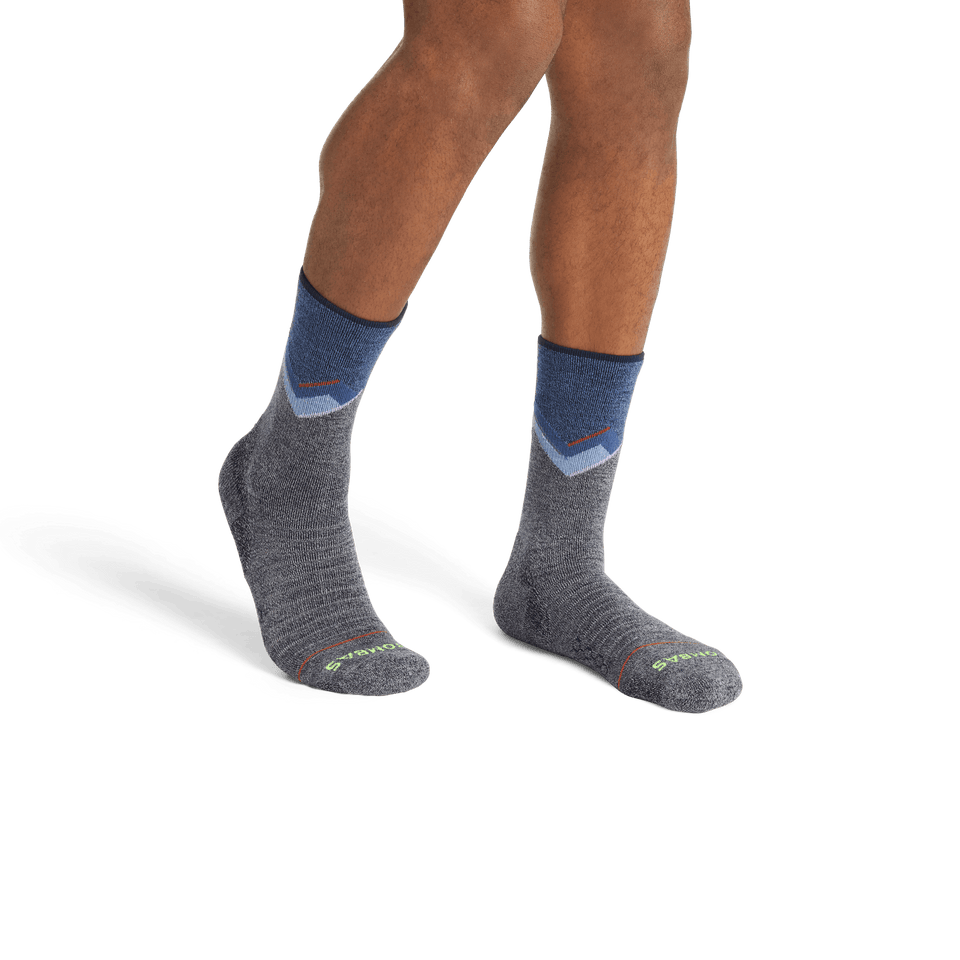 Merino Wool Blend Hiking Calf Socks - Midnight Navy MO1 [8082]