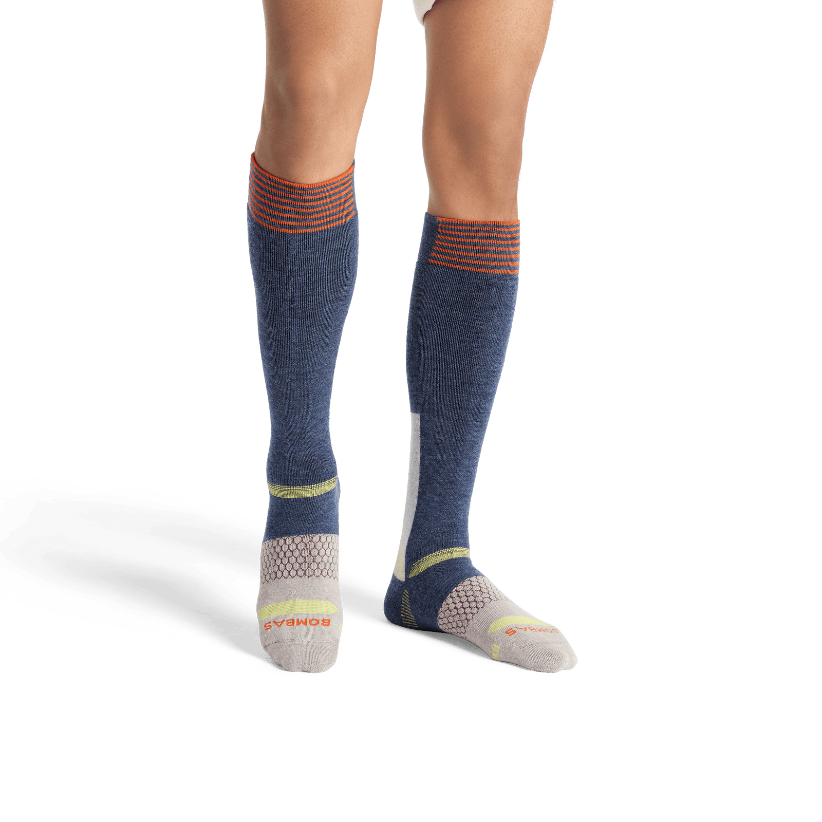 Full-Cushion Merino Wool Ski & Snowboard Socks Varsity Navy MO1 [8083]