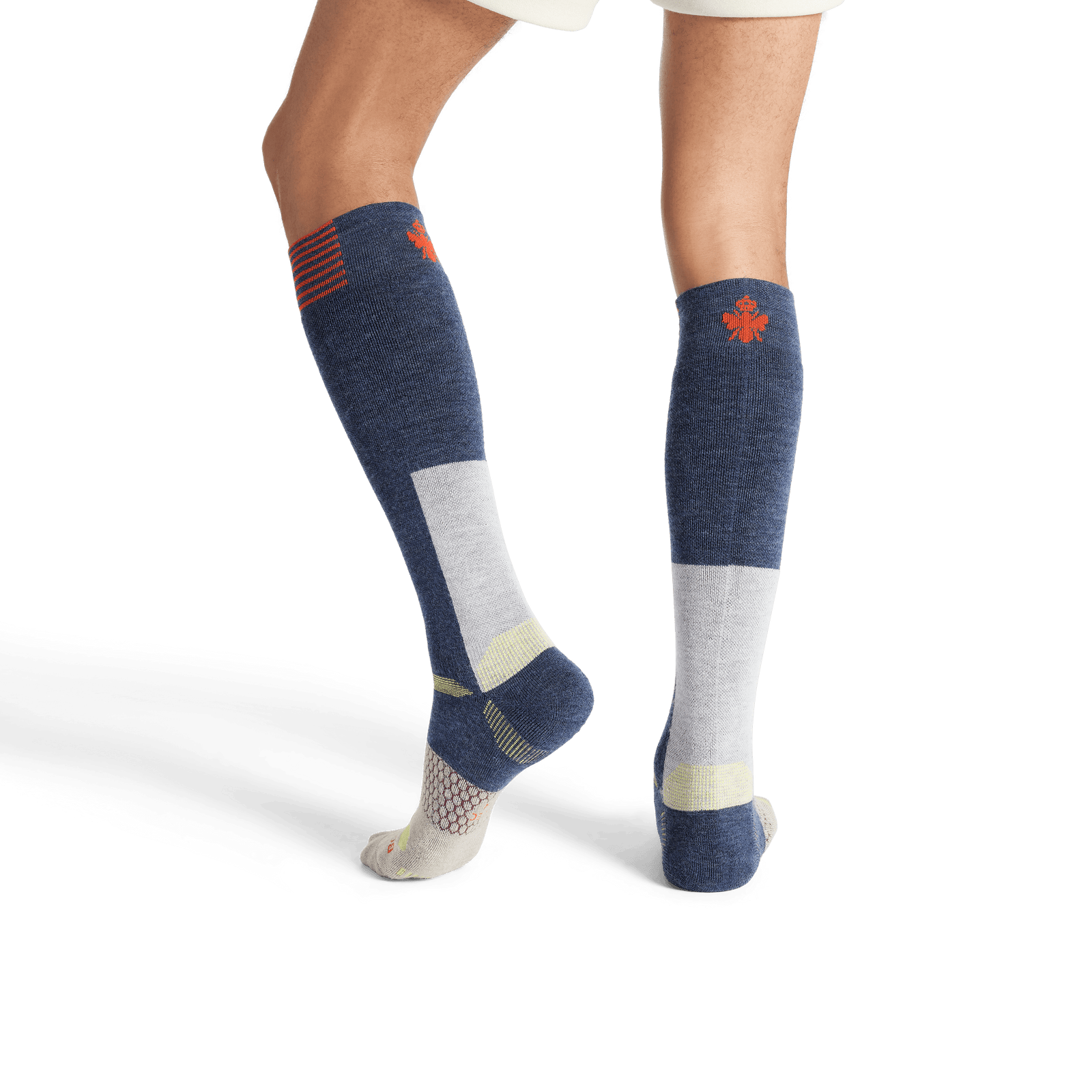 Full-Cushion Merino Wool Ski & Snowboard Socks Varsity Navy MO2 [8083]