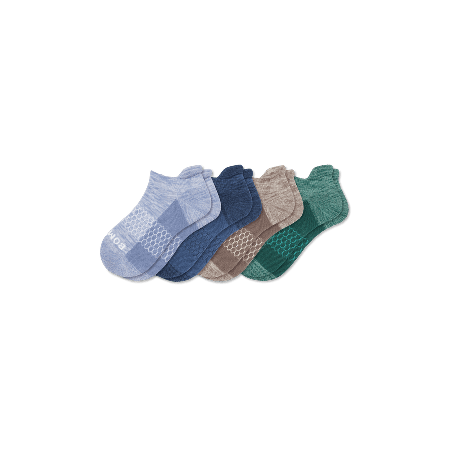 Youth Two Tone Ankle Sock 4-Pack - Trail Comfort