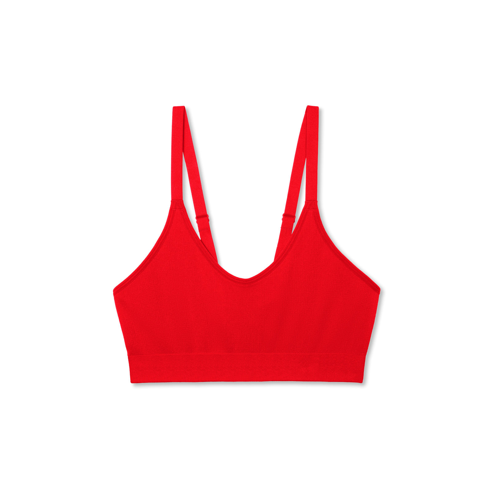 Women's Seamless Scoop Bralette - Red Sky L [8343]
