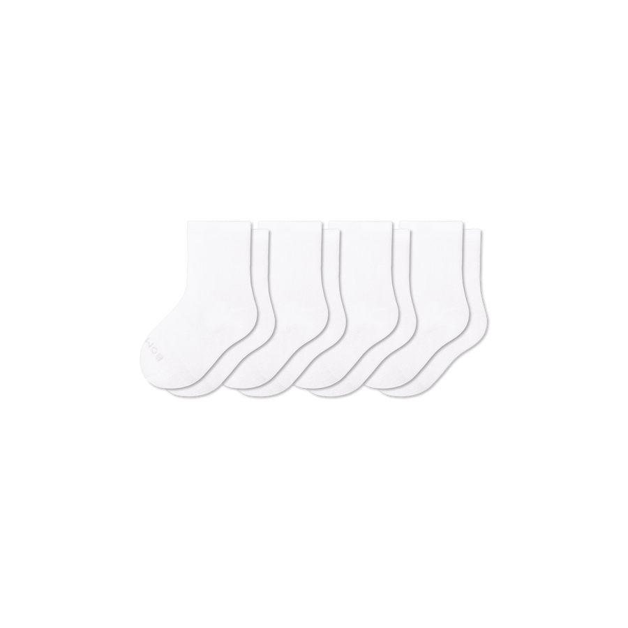 Junior Lightweight Calf Sock 4-Pack - Cushion Fit