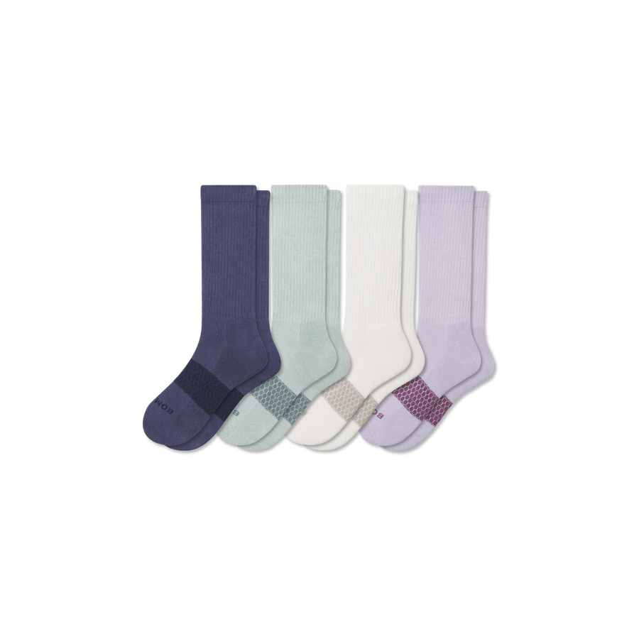 Women's Solids Calf Sock 4-Pack - Smooth Hike Move