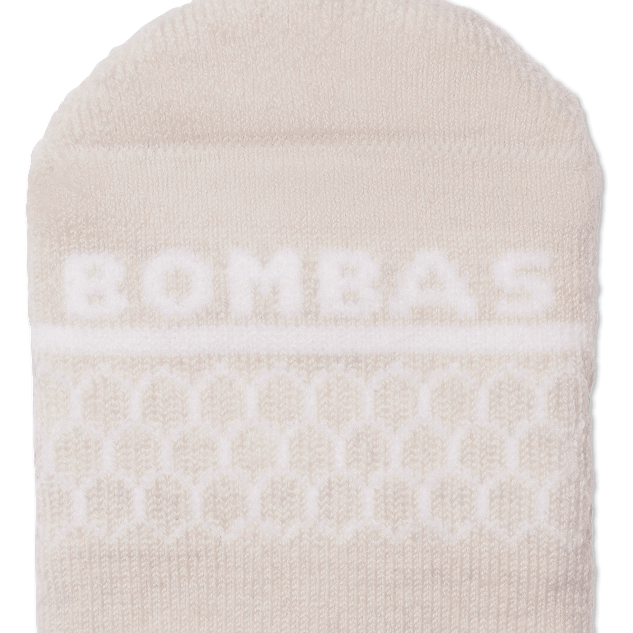 Toddler Merino Wool Blend Gripper Calf Socks - Marshmallow Detail [8509]