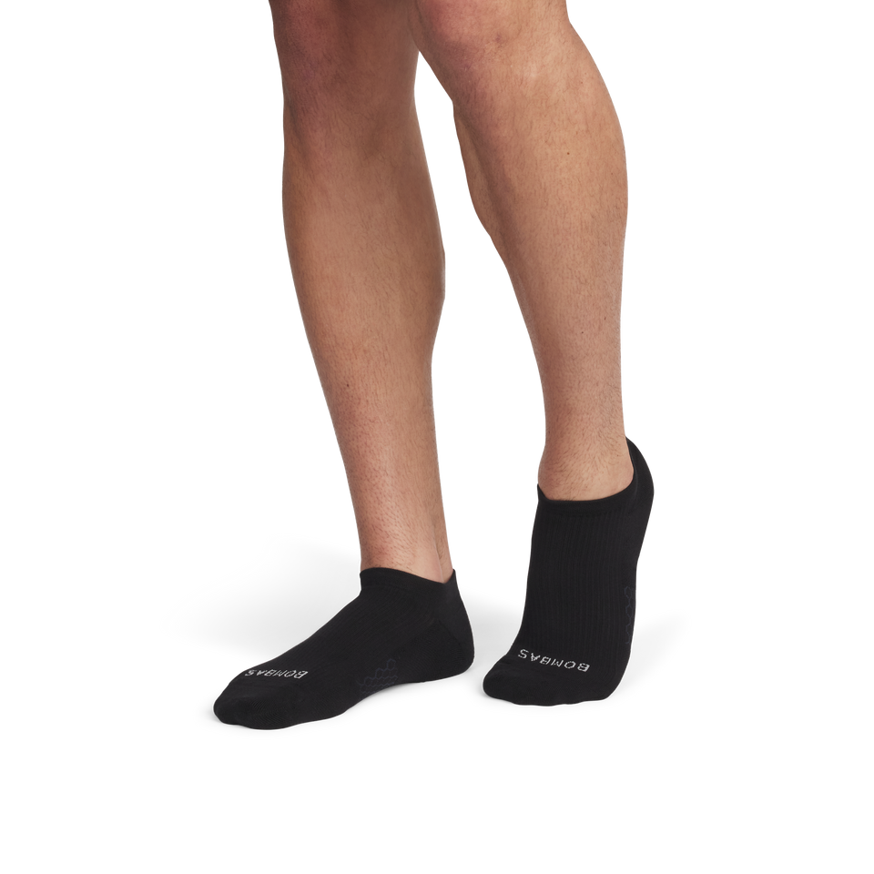 Modern Rib Ankle Socks - Black MO1 [8606]