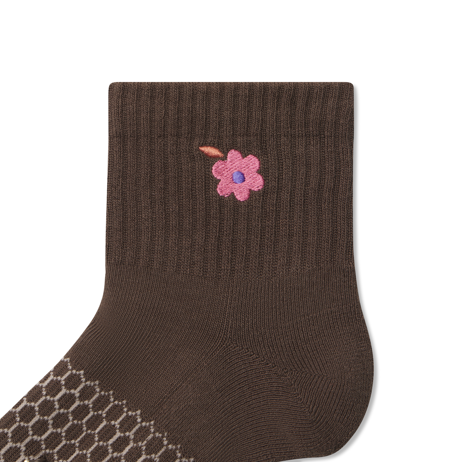 Women's Garden Party Quarter Socks - Oak Moss Detail [8636]