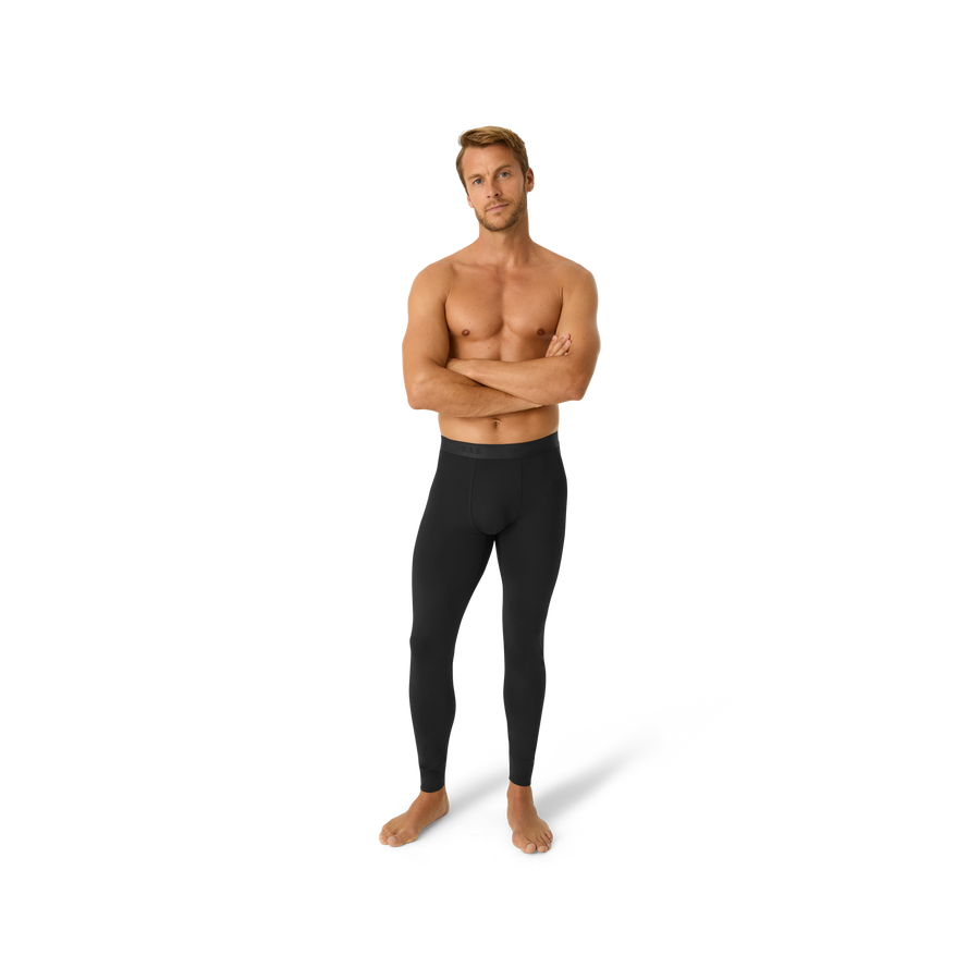 Men's Cotton Modal Blend Long Underwear - Clean Lounge Comfort
