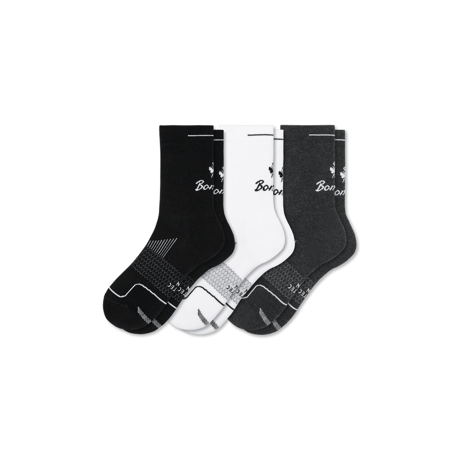 Men's Run Half Calf Sock 3-Pack - Light School Move