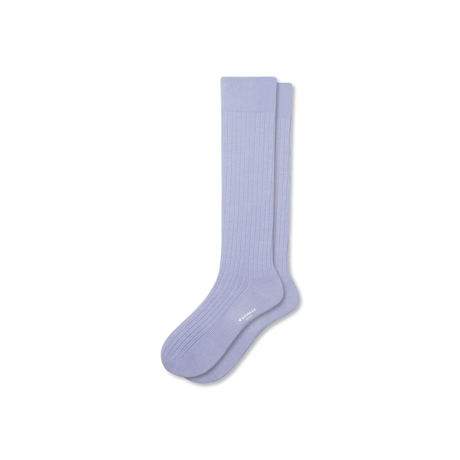 Men's Ribbed Dress Over The Calf Socks - Everyday Recovery Fit